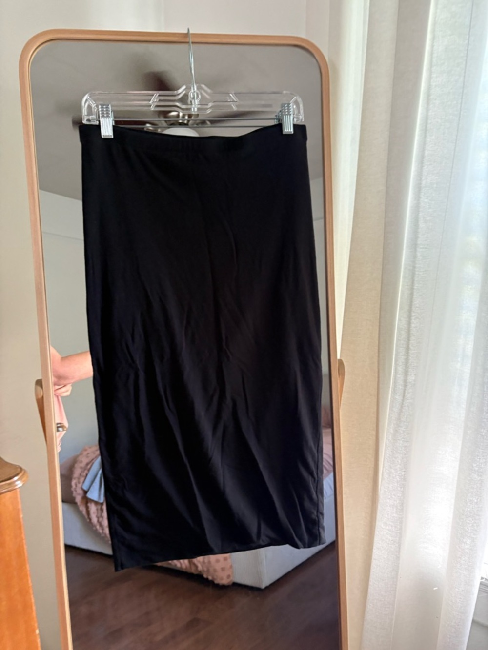 Express Classic Black Women's Midi Skirt